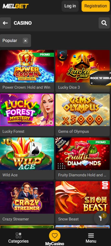 melbet casino app