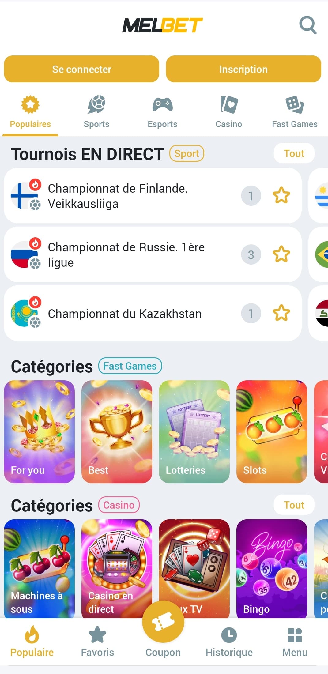 Melbet télécharger